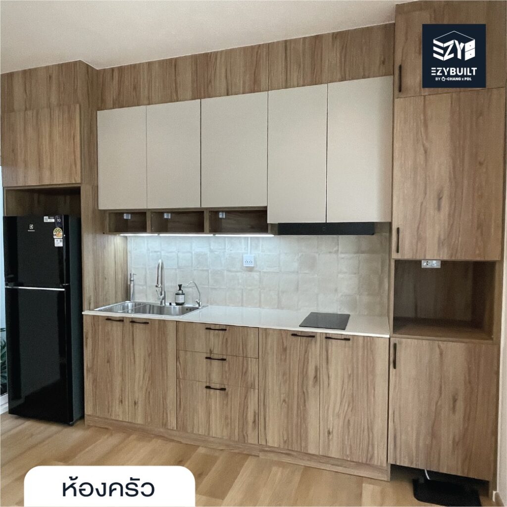 เคาน์เตอร์ครัว Fit-in โครงการ CURATOR Saimai