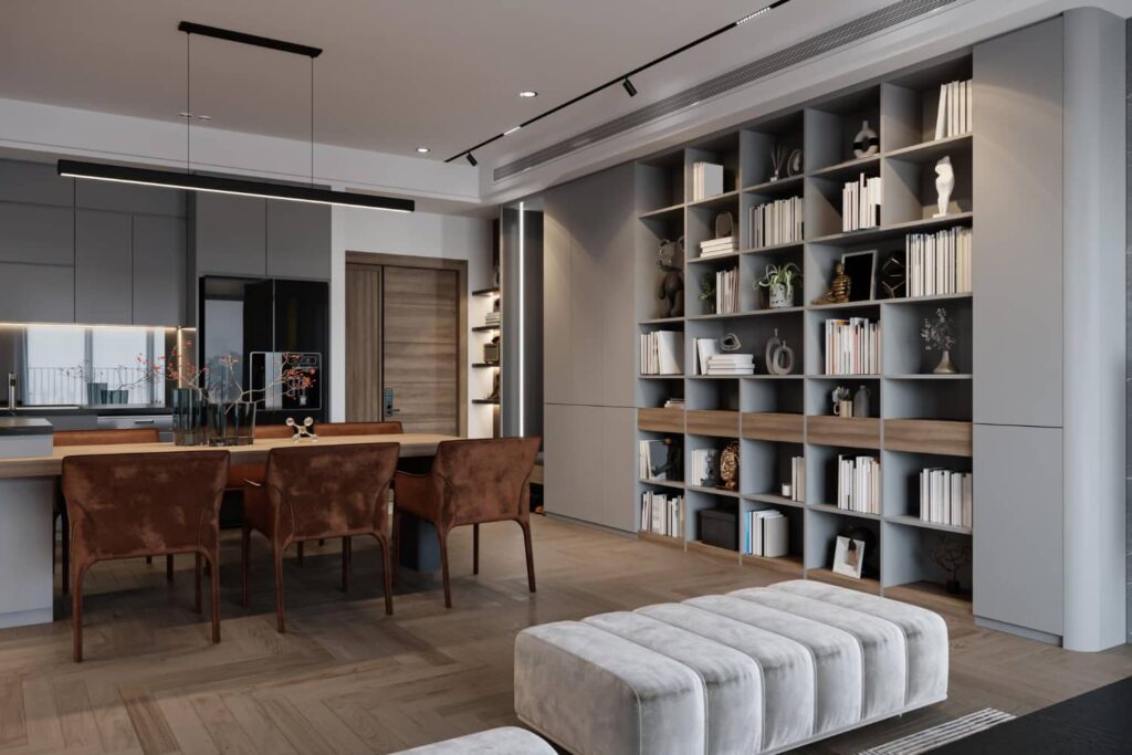 Modern Luxury เป็นดีไซน์ที่เหมาะกับการรับทำ Built-in Furniture
