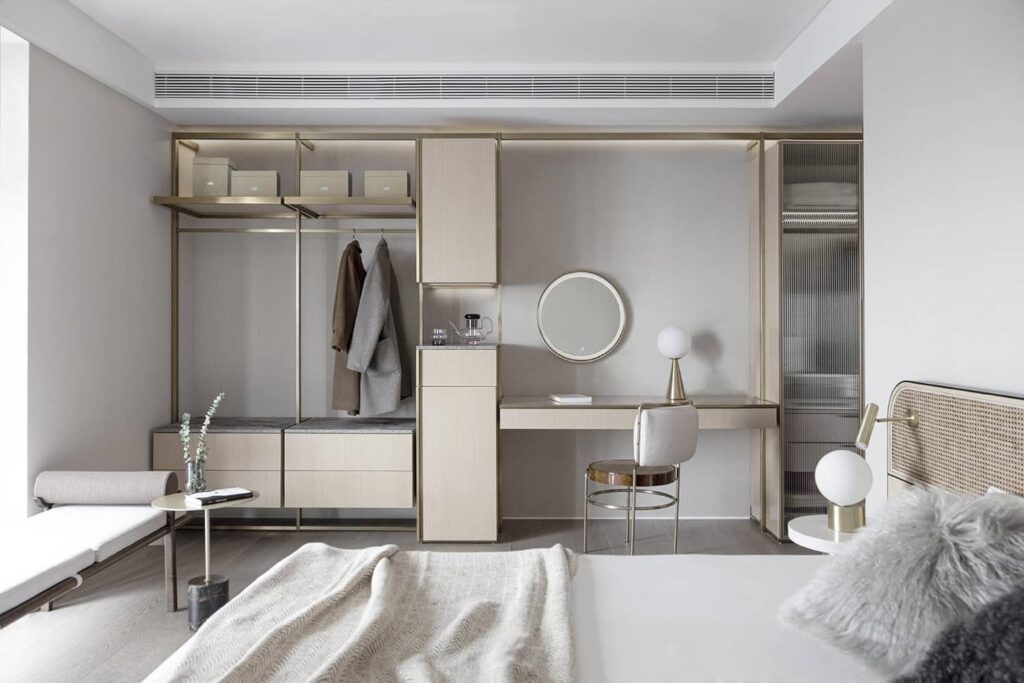 Modern Minimalist เป็นสไตล์ที่สามารถรีเควสกับบริษัทรับบิ้วอินได้