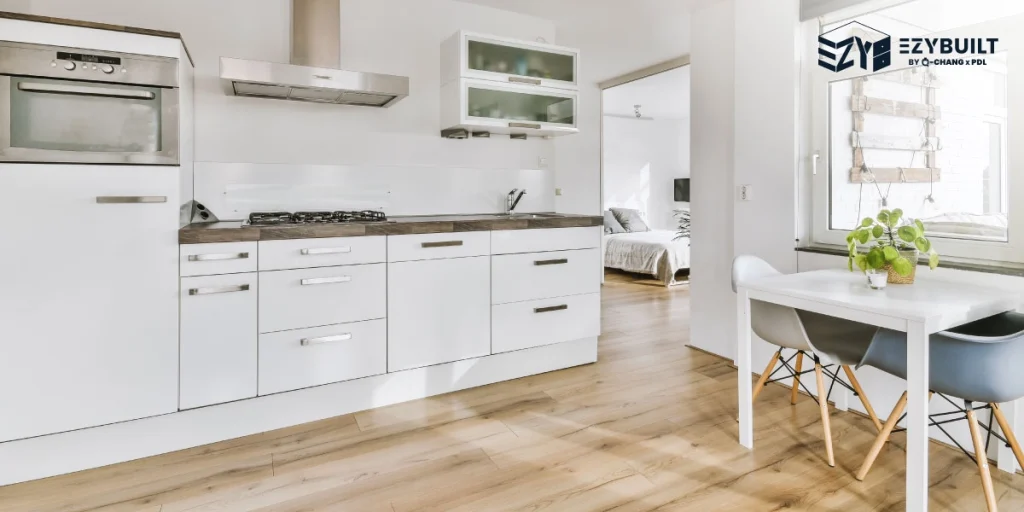 ออกแบบห้องครัว จะต้องมีแสงสว่างเพียงพอ