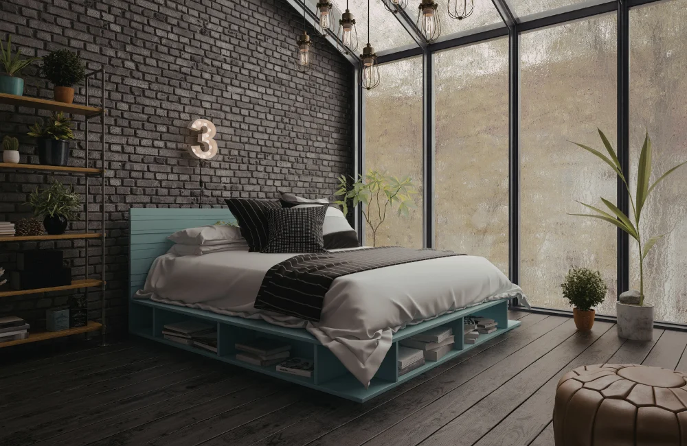 ไอเดียแต่งห้องนอนสไตล์ลอฟต์