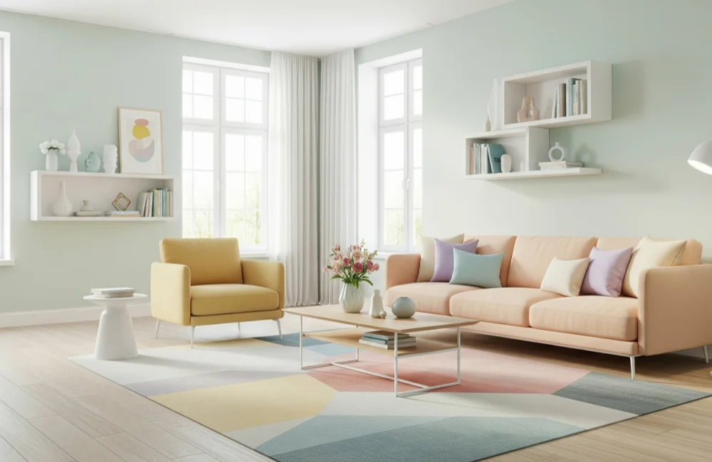 เลือกเฟอร์นิเจอร์รูปทรงเรขาคณิต เน้นเส้นสายที่ชัดเจน ดูทันสมัย