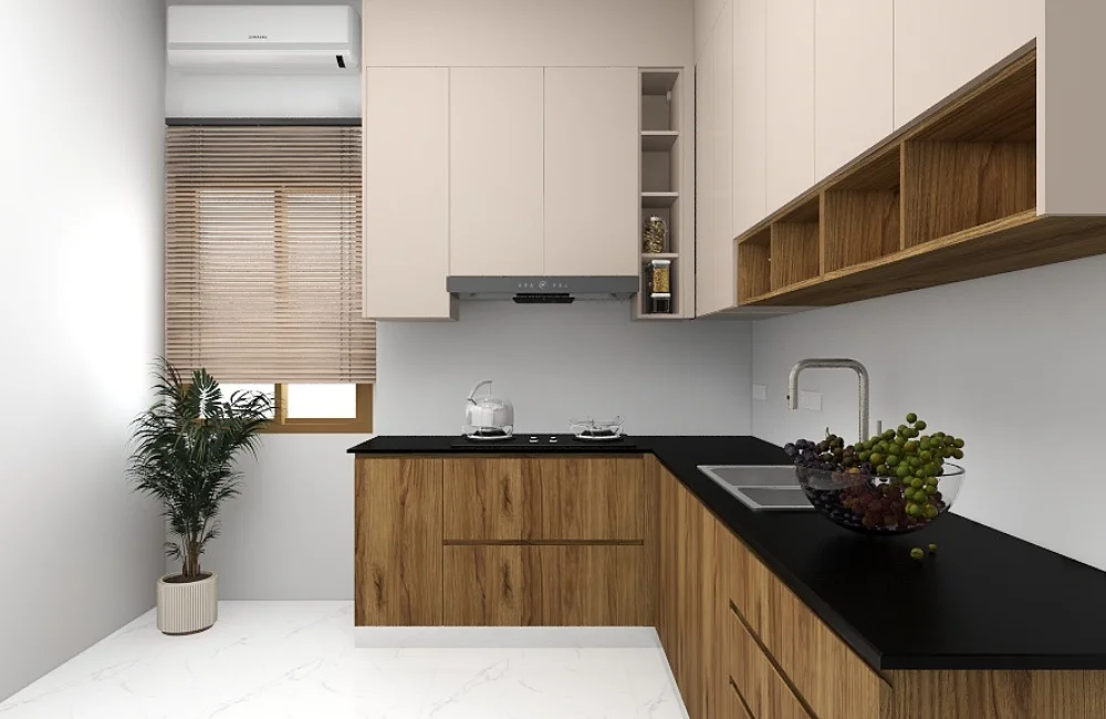 ไอเดียต่อเติมครัวหลังบ้านสไตล์โมเดิร์น