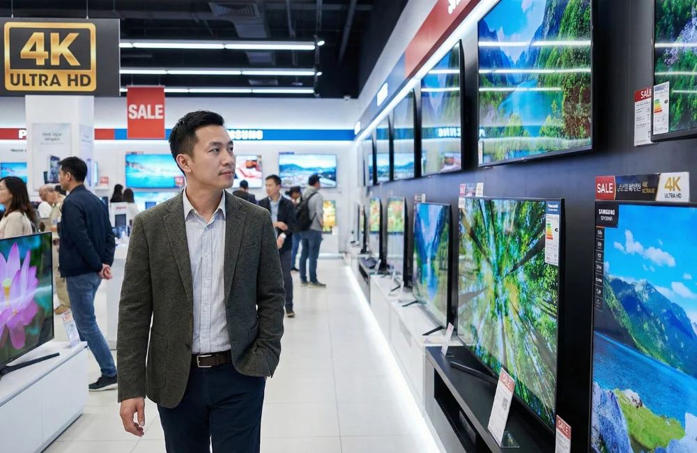 วิธีคำนวณระยะดูทีวีที่ถูกต้อง