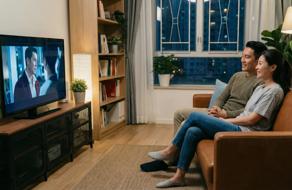 การจัดวางทีวีให้พอดีระดับสายตา