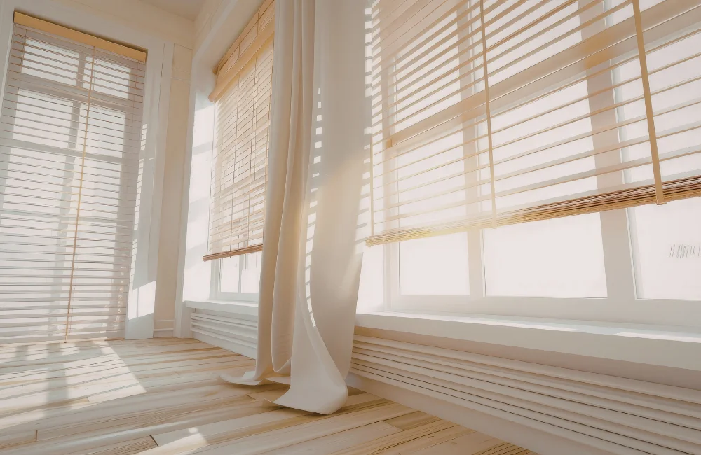 ติดตั้งมู่ลี่ไม้แทนผ้าม่านเพิ่มแสงสว่าง