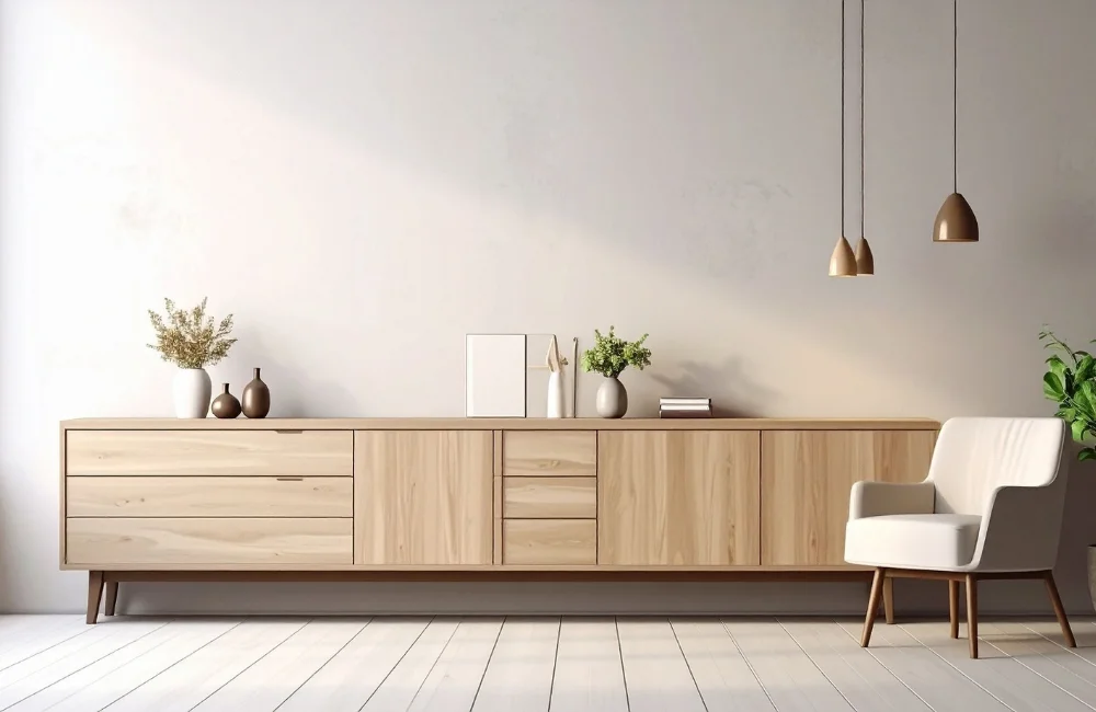 เลือกเฟอร์นิเจอร์ขาโปร่งเพื่อให้พื้นที่ดูไม่ตัน