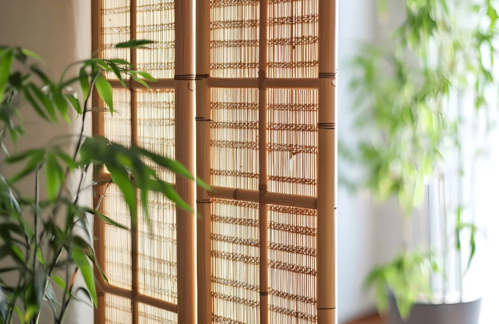 ติดตั้งฉากกั้นไม้ระแนงเพื่อความเป็นส่วนตัว