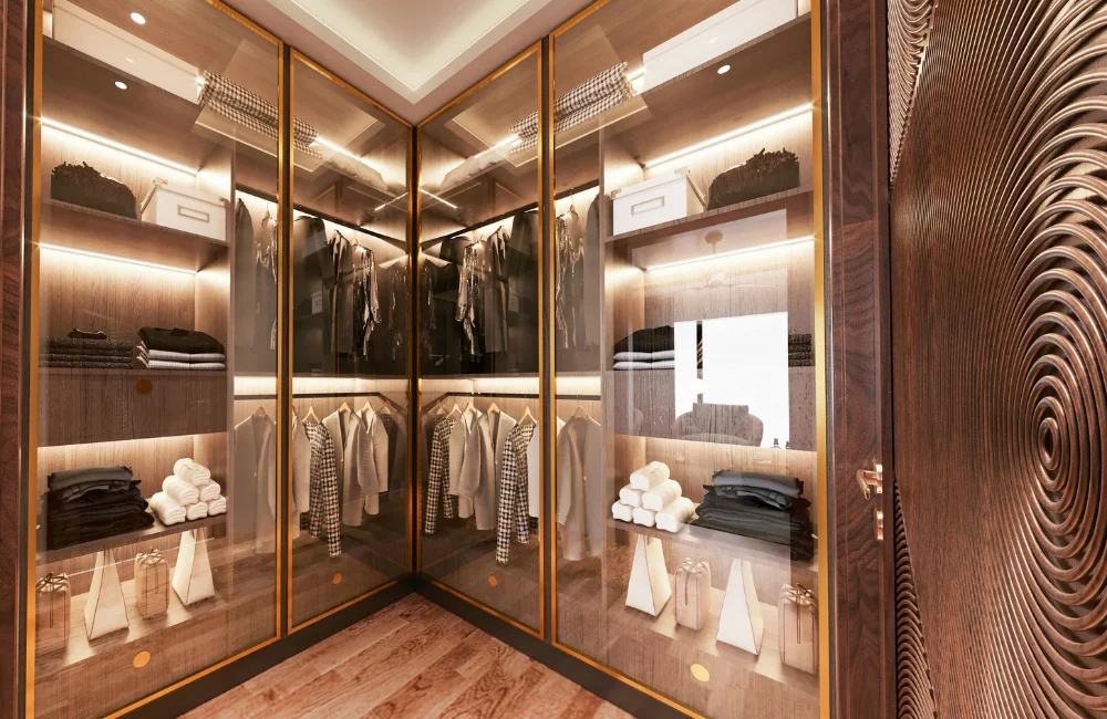 เลย์เอาต์ Walk-in Closet