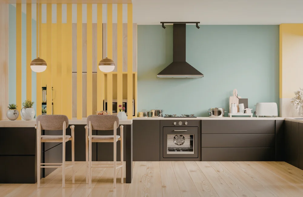 เทคนิคแต่งห้องครัวด้วยเครื่องดูดควัน