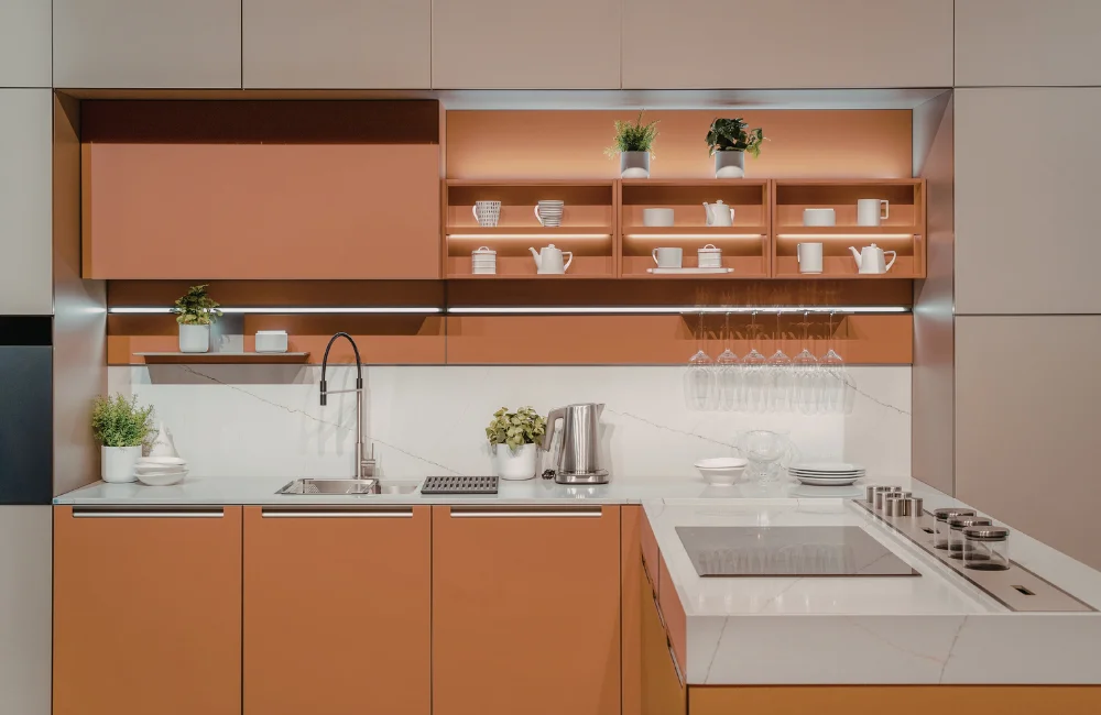 เทคนิคแต่งห้องครัวด้วยชั้นวางแบบเปิด