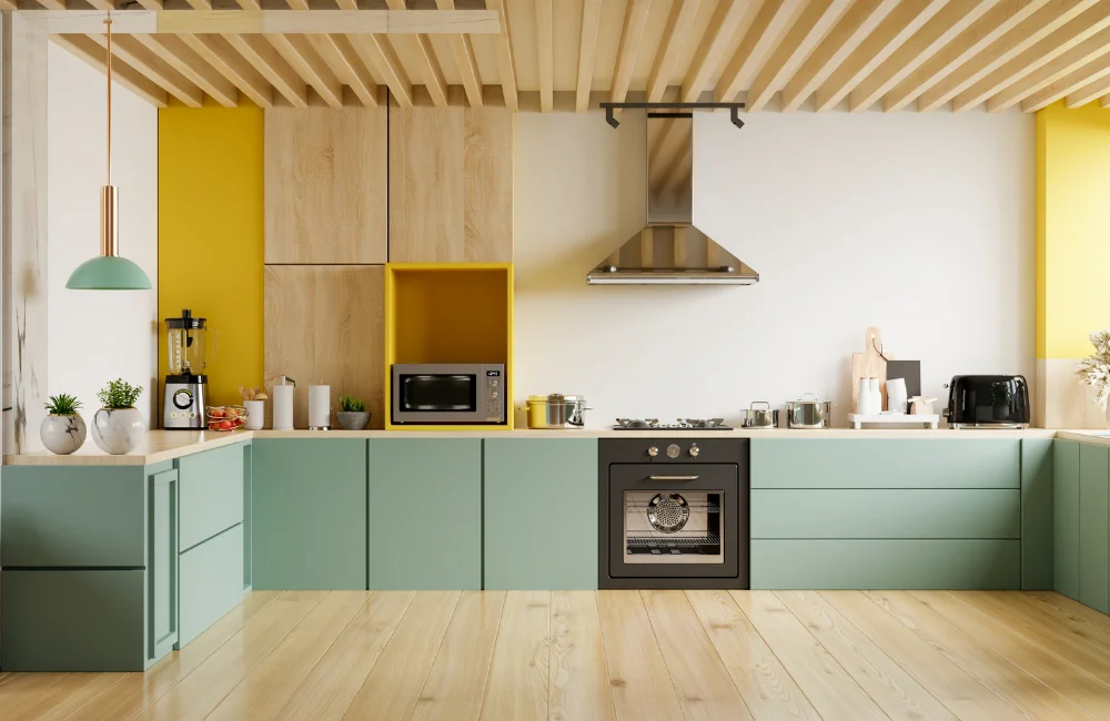 แต่งห้องครัวสวย ๆ สีเอิร์ธโทน