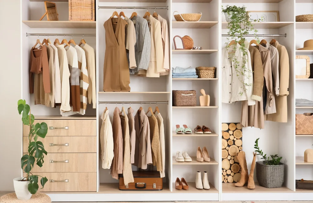 ตู้เสื้อผ้าบิวท์อินสไตล์มินิมอล