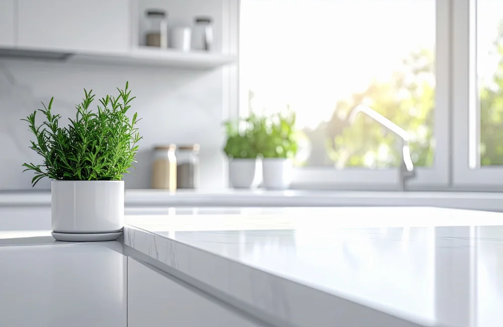 ห้องครัวมินิมอลเปิดรับแสงธรรมชาติ