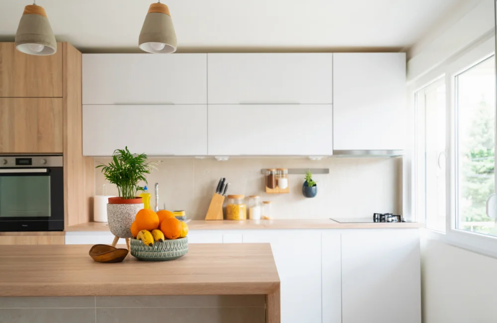 สีห้องครัวโทนสีครีม