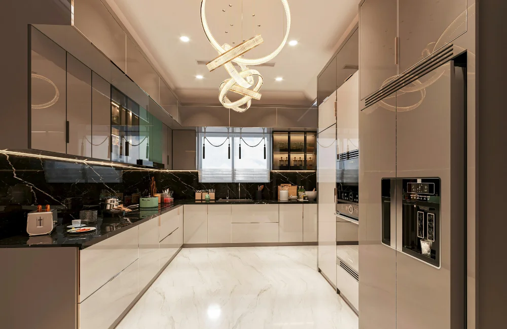 สีห้องครัวโทนสีเทา