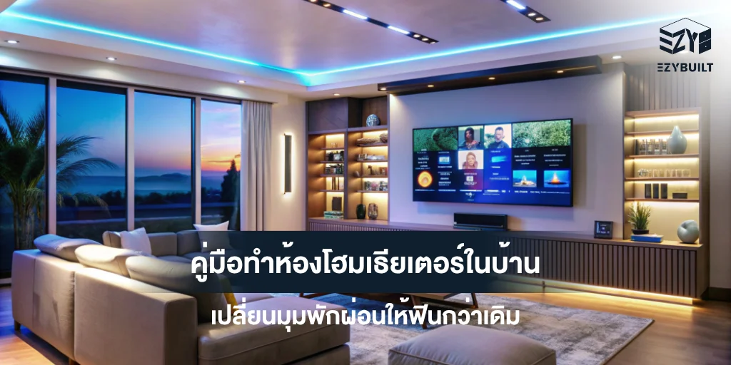 คู่มือทำห้องโฮมเธียเตอร์ในบ้าน