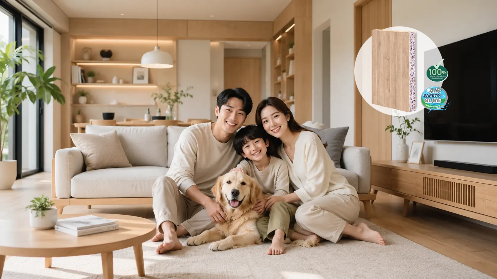 บริการออกแบบห้องนั่งเล่น Fit-in กับ EZYBUILT