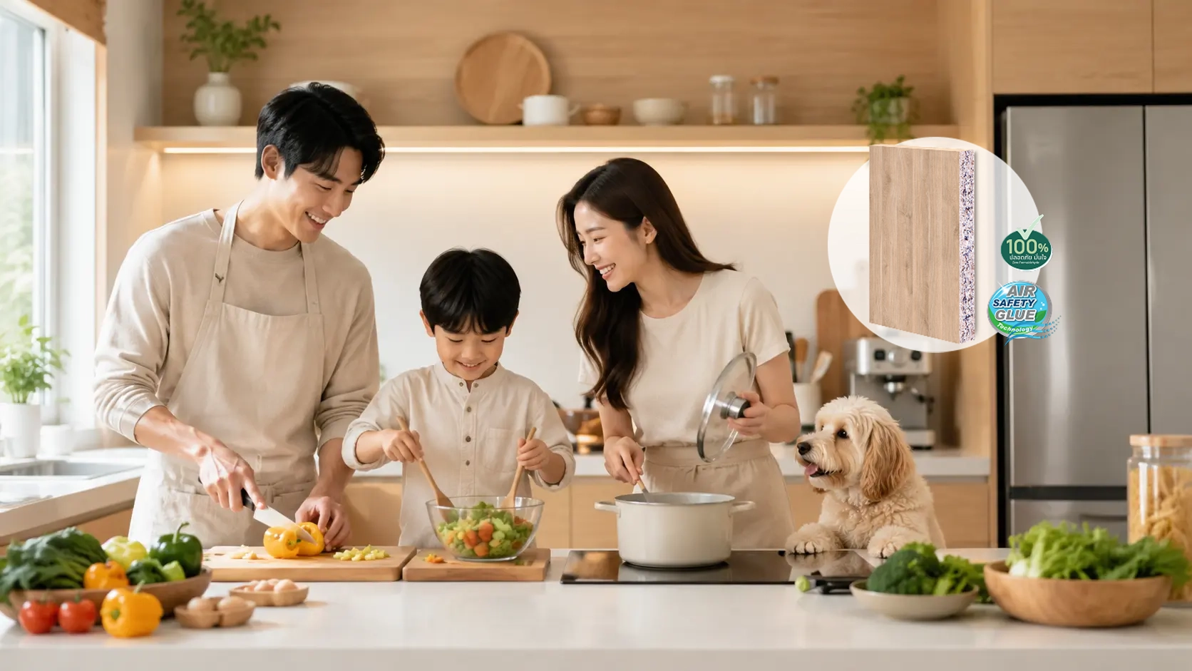 บริการออกแบบเคาน์เตอร์ครัว Fit-in กับ EZYBUILT
