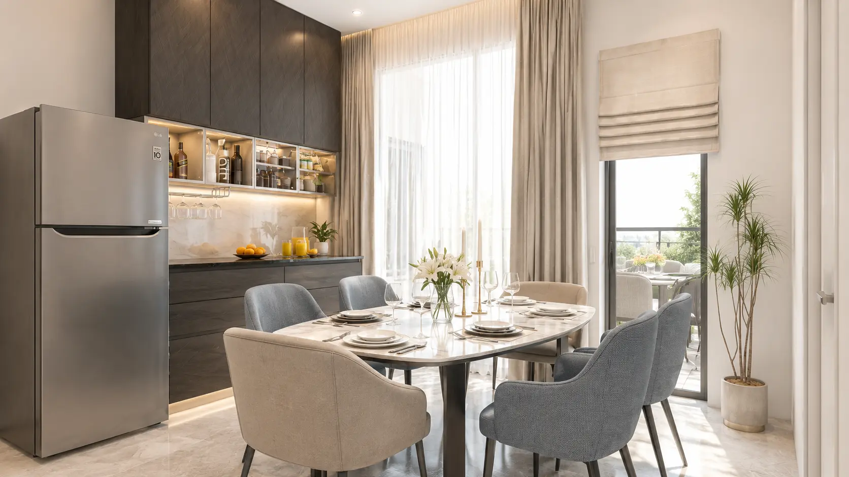 รับออกแบบเคาน์เตอร์ครัวสไตล์ 
Modern Luxury